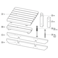 Kinderpicknicktafel Julia 6 Kinderpicknicktafel Julia -Tuinartikelen Winkel 123 1036