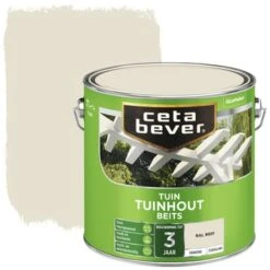 CetaBever Tuinhoutbeits Dekkend RAL 9001 Zijdeglans 2,5 L