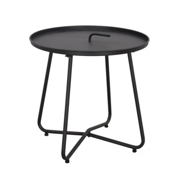 Bijzettafel Reno Zwart Bijzettafel Reno Zwart -Tuinartikelen Winkel 123 1094