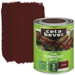 CetaBever Tuinhoutbeits Transparant Mahonie Zijdeglans 750 Ml -Tuinartikelen Winkel 123 1105