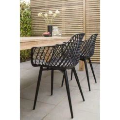 Stoel Savona Zwart -Tuinartikelen Winkel 123 1139