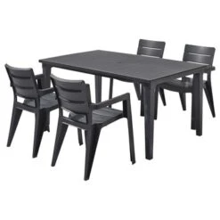 ALLIBERT All Stoel Ibiza Grafiet -Tuinartikelen Winkel 123 1352