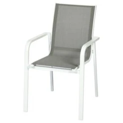 Stapelstoel Valencia Wit -Tuinartikelen Winkel 123 1374