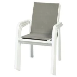 Stapelstoel Valencia Wit -Tuinartikelen Winkel 123 1376