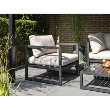 Loungestoel Chelva Antraciet Loungestoel Chelva Antraciet -Tuinartikelen Winkel 123 1406