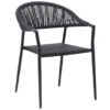 Stoel Lavandou Zwart 1 Stoel Lavandou Zwart -Tuinartikelen Winkel 123 1407