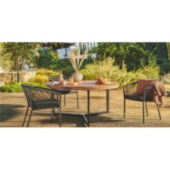 Diningstoel Reims Zwart -Tuinartikelen Winkel 123 1418