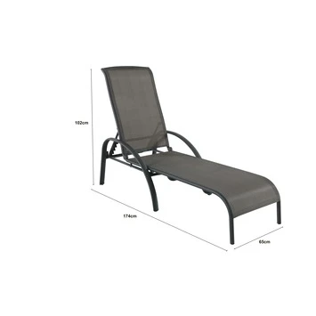 Ligbed Toledo Antraciet Ligbed Toledo Antraciet -Tuinartikelen Winkel 123 1422