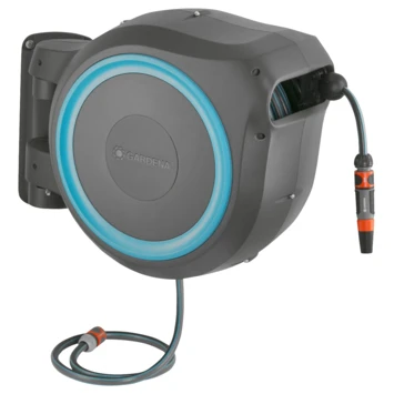 Gardena wandslangenbox Roll Up 25 meterincl. tuinspuit Gardena Wandslangenbox Roll Up 25 Meterincl. Tuinspuit -Tuinartikelen Winkel 123 147