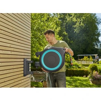Gardena wandslangenbox Roll Up 25 meterincl. tuinspuit Gardena Wandslangenbox Roll Up 25 Meterincl. Tuinspuit -Tuinartikelen Winkel 123 150