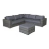 Loungeset Tortona Grijs -Tuinartikelen Winkel 123 1602