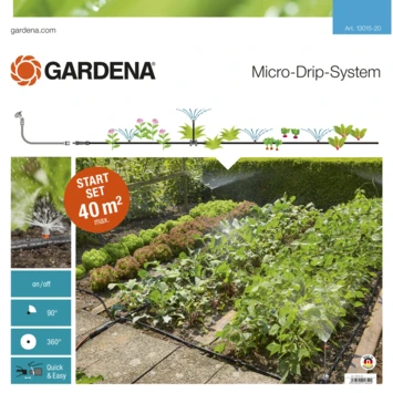 Gardena Micro Drip startset voor bloembollen of moestuin Gardena Micro Drip Startset Voor Bloembollen Of Moestuin -Tuinartikelen Winkel 123 169