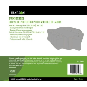 Tuinsethoes 245x205x95 cm Tuinsethoes 245x205x95 Cm -Tuinartikelen Winkel 123 1734