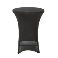 Hoes Statafel Zwart 110 Cm - Ø85 Cm