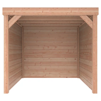 Overkapping Douglas Hout Blank met Blokhutprofiel Achterwand en 2 Zijwanden 270x270 cm Overkapping Douglas Hout Blank Met Blokhutprofiel Achterwand En 2 Zijwanden 270x270 Cm -Tuinartikelen Winkel 123 1939