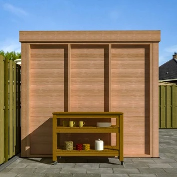 Overkapping Douglas Hout Blank met Achterwand en 2 Zijwanden 270x522 cm Overkapping Douglas Hout Blank Met Achterwand En 2 Zijwanden 270x522 Cm -Tuinartikelen Winkel 123 1986