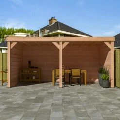 Overkapping Douglas Hout Blank Met Achterwand En 2 Zijwanden 270x522 Cm 5 Overkapping Douglas Hout Blank Met Achterwand En 2 Zijwanden 270x522 Cm -Tuinartikelen Winkel 123 1988