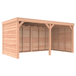Overkapping Douglas Hout Blank Met Achterwand En 2 Zijwanden 270x522 Cm 8 Overkapping Douglas Hout Blank Met Achterwand En 2 Zijwanden 270x522 Cm -Tuinartikelen Winkel 123 1991