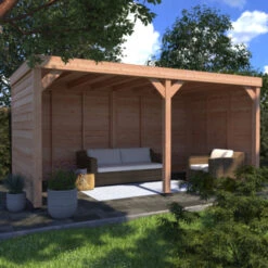 Overkapping Douglas Hout Blank Met Achterwand En 2 Zijwanden 270x522 Cm 9 Overkapping Douglas Hout Blank Met Achterwand En 2 Zijwanden 270x522 Cm -Tuinartikelen Winkel 123 1992