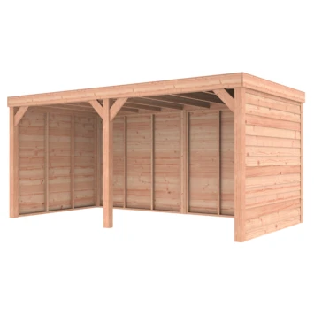 Overkapping Douglas Hout Blank met Achterwand en 2 Zijwanden 270x522 cm Overkapping Douglas Hout Blank Met Achterwand En 2 Zijwanden 270x522 Cm -Tuinartikelen Winkel 123 1994