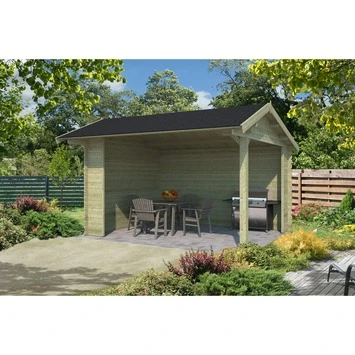 Overkapping Hawaii geïmpregneerd 390x420 cm Overkapping Hawaii Geïmpregneerd 390x420 Cm -Tuinartikelen Winkel 123 1997