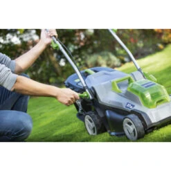 LUX 20V Accu Grasmaaier 37cm Incl. 2 Accu's 4,0Ah + Lader -Tuinartikelen Winkel 123 2025