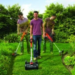 Black & Decker BLACK+DECKER 18V 3-in-1 Strimmer LI-ION 20 Cm Incl. 2,0Ah Accu + Lader -Tuinartikelen Winkel 123 2555