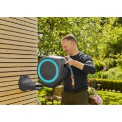 Gardena Wandslangenbox Roll Up 15 Meter Incl. Tuinspuit -Tuinartikelen Winkel 123 30