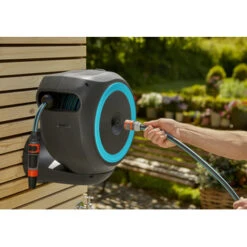 Gardena Wandslangenbox Roll Up 15 Meter Incl. Tuinspuit -Tuinartikelen Winkel 123 31