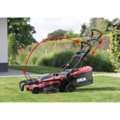 SKIL 20V Grasmaaier 0140BA Brushless 43cm + 2 Accu's 4,0Ah + Snellader -Tuinartikelen Winkel 123 3320