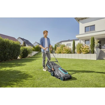 Gardena 2x18V grasmaaier Powermax P4A 37cm incl. twee 4.0Ah accu's + lader Gardena 2x18V Grasmaaier Powermax P4A 37cm Incl. Twee 4.0Ah Accu's + Lader -Tuinartikelen Winkel 123 3325