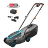 Gardena 18V Grasmaaier Powermax P4A 32cm (P4A) Incl. 4.0Ah Accu + Lader -Tuinartikelen Winkel 123 3331