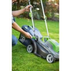 LUX 20V Accu Grasmaaier 33cm Incl. 2 Accu's 4,0Ah + Lader -Tuinartikelen Winkel 123 3341