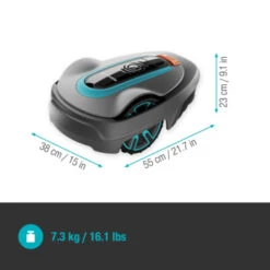 Gardena Robotmaaier Smart Sileno City 600 M² - 17cm 4 Gardena Robotmaaier Smart Sileno City 600 M² - 17cm -Tuinartikelen Winkel 123 3493