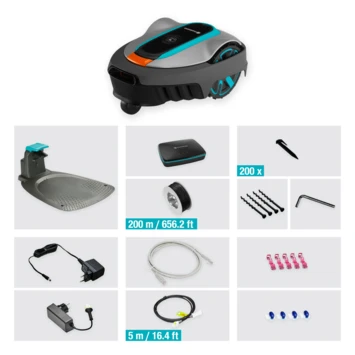 Gardena robotmaaier smart Sileno City 600 m² - 17cm Gardena Robotmaaier Smart Sileno City 600 M² - 17cm -Tuinartikelen Winkel 123 3496