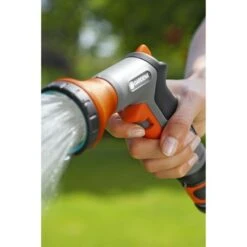 Gardena Classic Pistoolbroes Kunststof Grijs Met Oranje 5 Gardena Classic Pistoolbroes Kunststof Grijs Met Oranje -Tuinartikelen Winkel 123 411