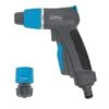GAMMA Sproeiaccessoires Spuitpistoolset 2-delig Luxe Grijs Met Blauw 1/2 Inch -Tuinartikelen Winkel 123 434