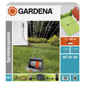 Gardena Complete set met verzonken zwenksproeier OS 140 Gardena Complete Set Met Verzonken Zwenksproeier OS 140 -Tuinartikelen Winkel 123 466