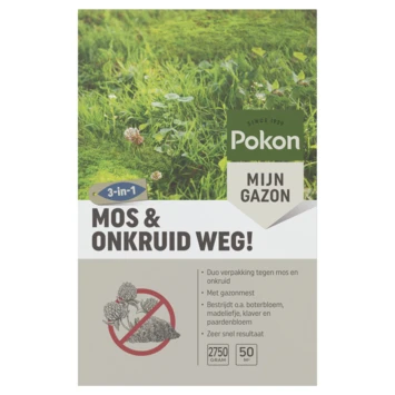 Pokon Mos en Onkruid Weg! Gazonherstel 2,75 kg Pokon Mos En Onkruid Weg! Gazonherstel 2,75 Kg -Tuinartikelen Winkel 123 779